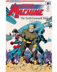 Justice Machine Issue 24 Comico Comics Back Issues