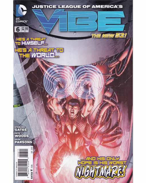 Justice League Of America Vibe Issue 6 DC Comics Back Issues 761941312491
