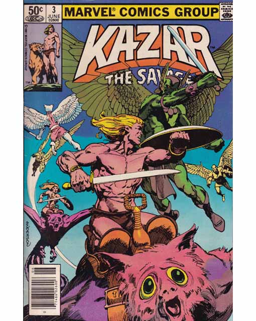 Kazar The Savage Issue 3 Marvel Comics Back Issues 071486026006