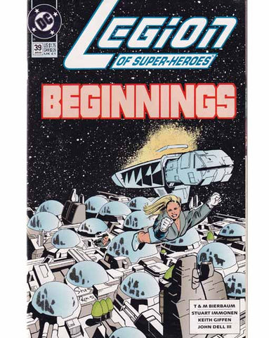 Legion Of Superheroes Issue 39 DC Comics Back Issues 761941200354