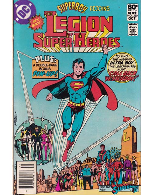 Legion Of Super-Heroes Issue 280 DC Comics Back Issues 070989306707
