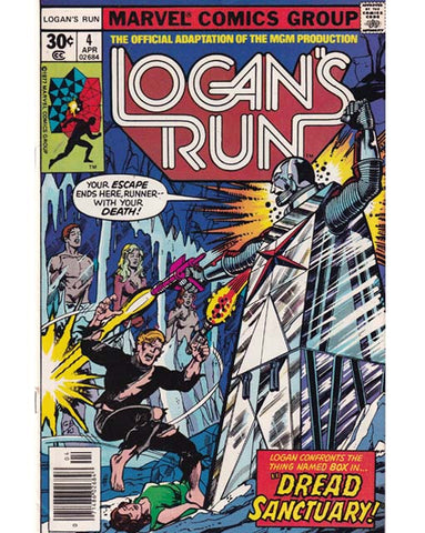 Logan's Run Issue 4 Of 7 Marvel Comics Back Issues 071486026846