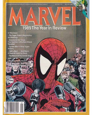 Marvel 1989 The Year In Review Marvel Magazines Back Issues 071486026204