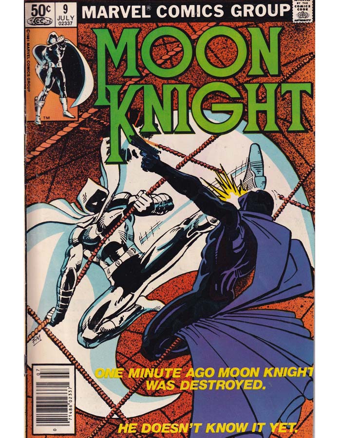 Moon Knight Issue 9 Vol. 1 Marvel Comics Back issues 071486023371
