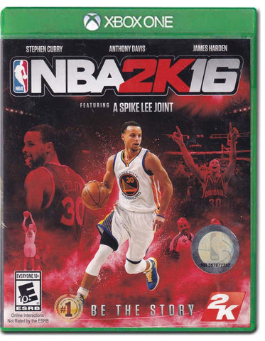 NBA 2K 16 Variant 2 XBox One Video Game 710425495984

