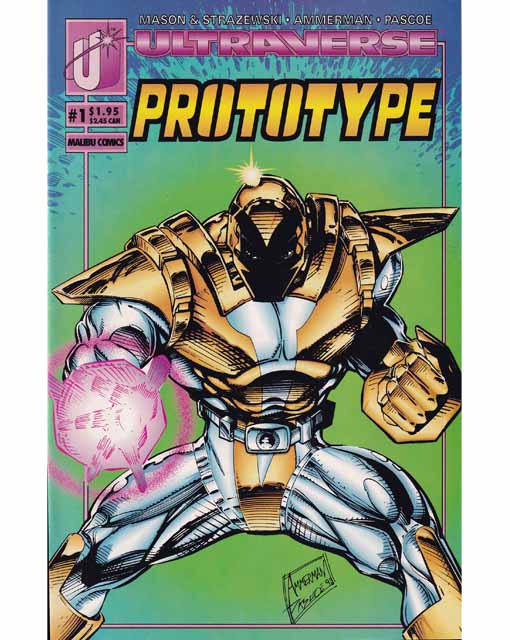 Prototype Issue 1 Malibu Comics Back Issue 070989332867