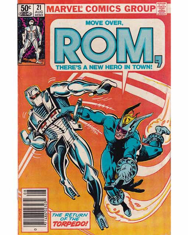 Rom Issue 21 Marvel Comics Back Issues 071486023234