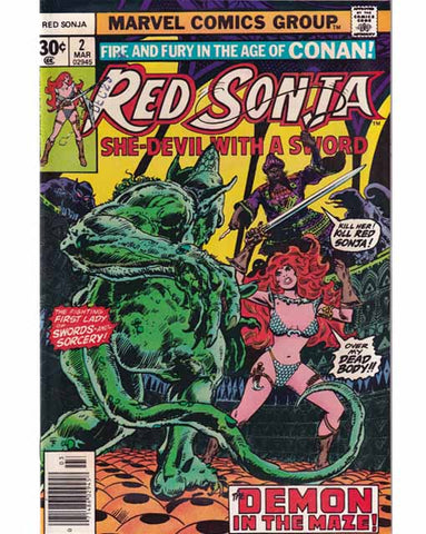 Red Sonja She-Devil With A Sword Issue 2 Marvel Comics Back Issues 071486029458