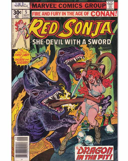 Red Sonja She-Devil With A Sword Issue 5 Marvel Comics Back Issues 071486029458