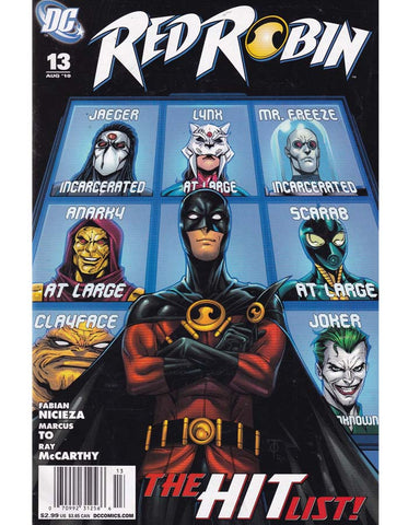 Red Robin Issue 13 DC Comics Back Issues 070992312566
