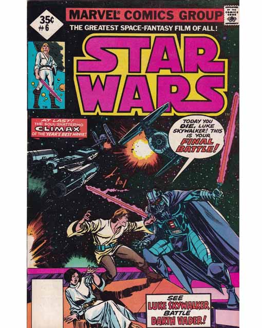 Star Wars Issue 6 Vol. 1 Marvel Comics Back Issues 071486028178