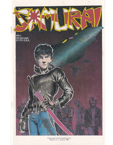 Samurai Issue 1  Vol. 1  (2nd Printing) Aircel Comics Back Issues
