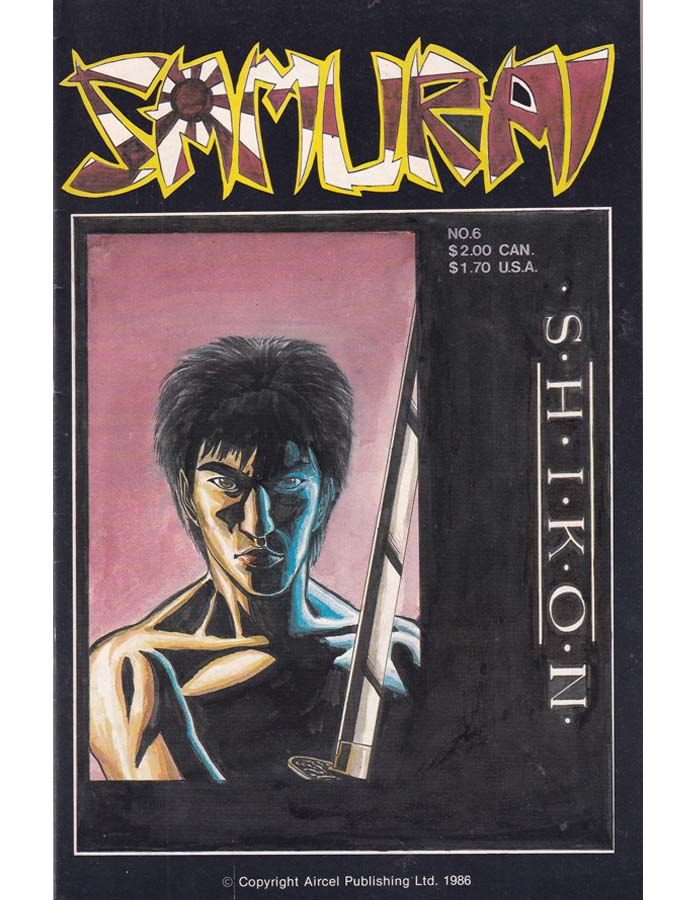 Samurai Issue 6 Vol. 1 Aircel Comics Back Issues