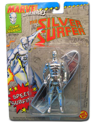 Silver Surfer Marvel Super Heroes Toybiz Carded Action Figure 035112483526
