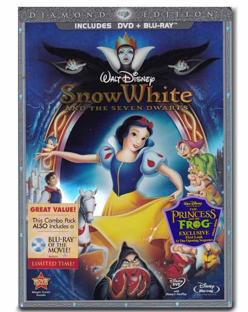 Snow White And The Seven Dwarfs Diamond Edition Blu-Ray Movie 786936794533