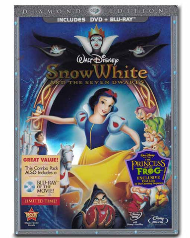 Snow White And The Seven Dwarfs Diamond Edition Blu-Ray Movie 786936794533