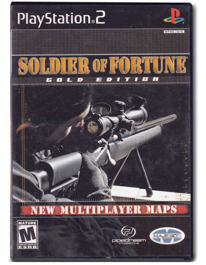 Soldier Of Fortune Gold Edition PlayStation 2 PS2 Video Game 096427012559
