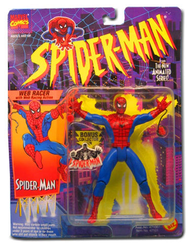 Spider-Man Web Racer Marvel Toybiz Carded Action Figure 035112471011
