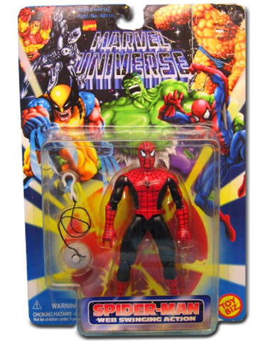 Spider-Man Web Swinging Action Marvel Universe Toybiz Carded Action Figure 035112487111
