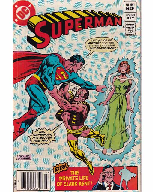 Superman Issue 373 DC Comics Back Issues 070989306752