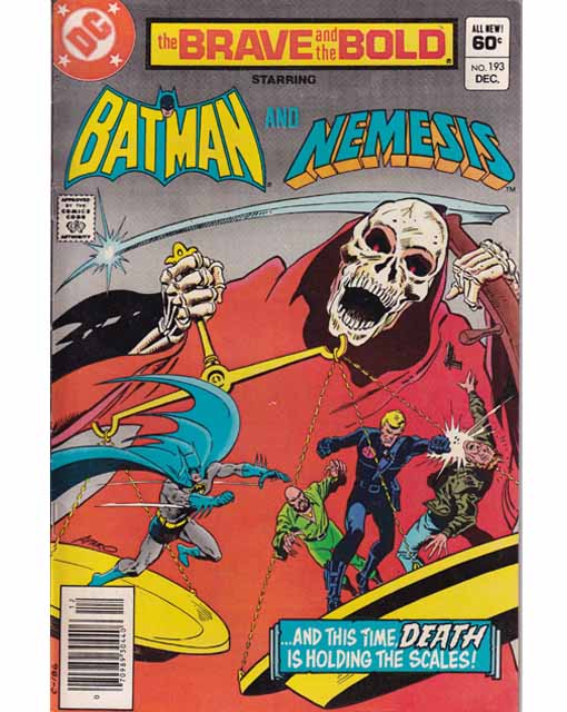 The Brave And The Bold Issue 193 DC Comics Back Issues 070989304406