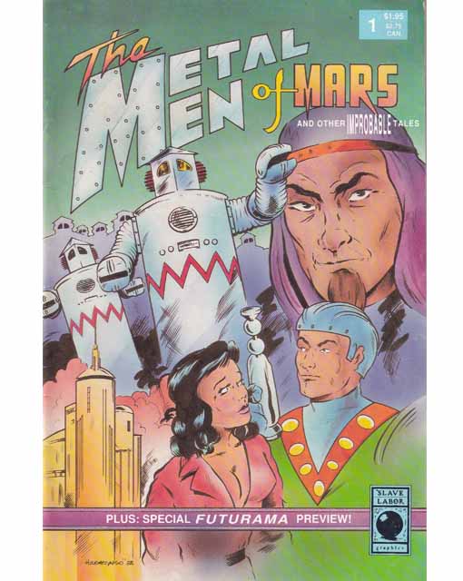 The Metal Men Of Mars Issue 1 SLG Comics Back Issues