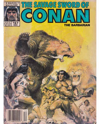 The Savage Sword Of Conan Issue 167 Marvel Magazines Back Issues 071486029298