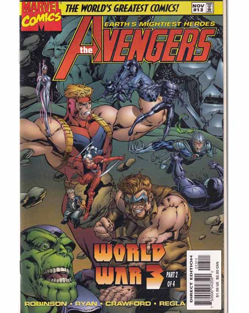 The Avengers Issue 13 Vol 2 Marvel Comics Back Issues 759606043590