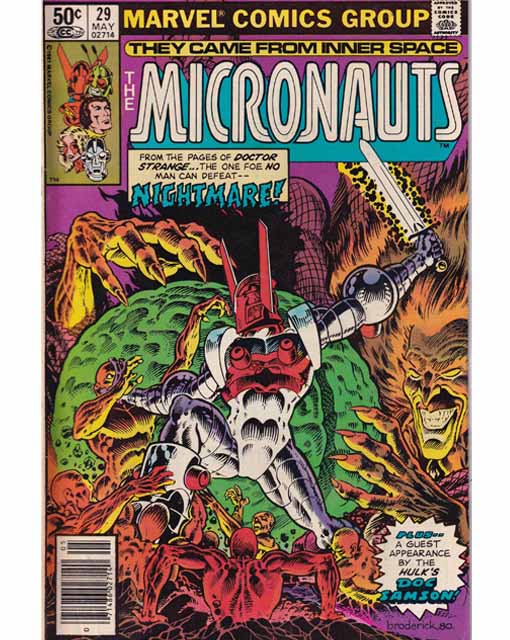 The Micronauts Issue 29 Marvel Comics Back Issues 071486027140