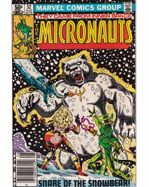 The Micronauts Issue 32 Marvel Comics Back Issues 071486027140