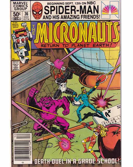 The Micronauts Issue 36 Marvel Comics Back Issues 071486027140