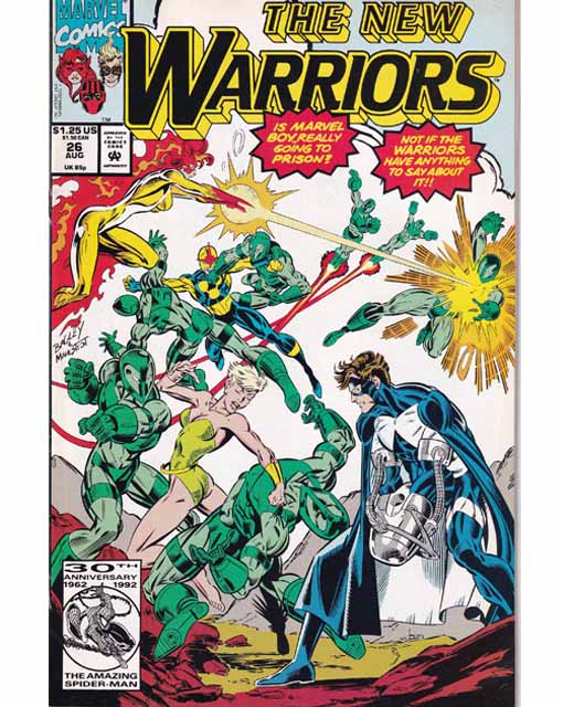 The New Warriors Issue 26 Marvel Comics Back Issues 759606013234