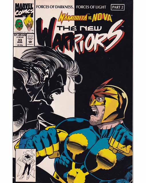 The New Warriors Issue 33 Marvel Comics Back Issues 759606013234