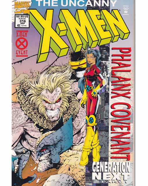 The Uncanny X-Men Issue 316 Marvel Comics Back Issues 009281029380