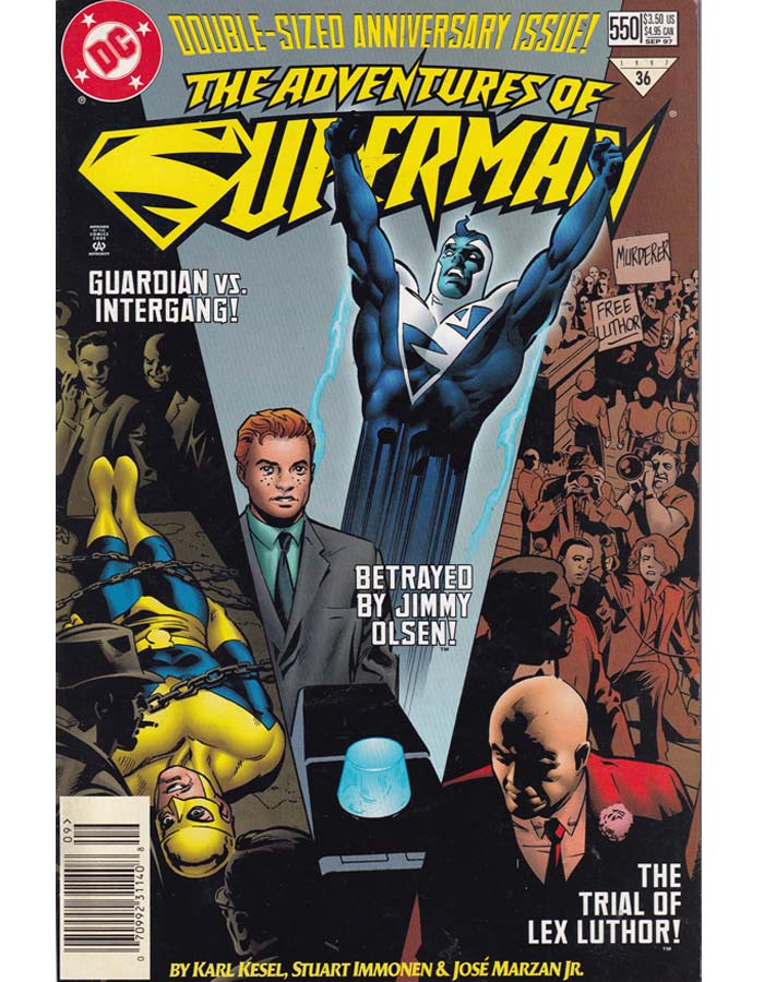 The Adventures Of Superman Issue 550 DC Comics Back Issues 070992311408
