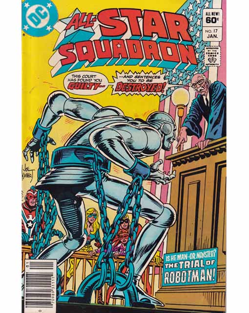 The All-Star Squadron Issue 17 DC Comics Back Issues 070989311114
