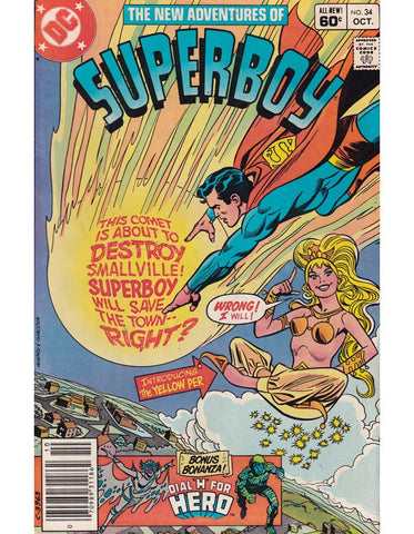 The New Adventures Of Superboy Issue 34 DC Comics Back Issues  070989311862
