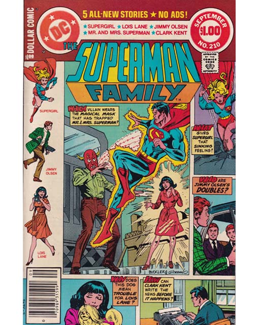 The Superman Family Issue 210 DC Comics Back Issues 070989315990
