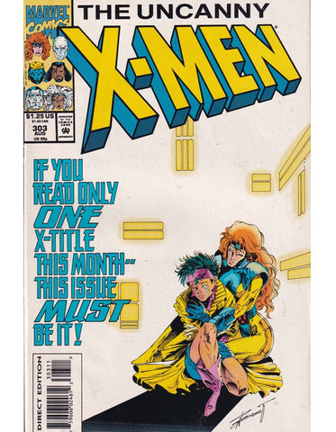 The Uncanny X-Men Issue 303 Marvel Comics Back Issues 759606024612
