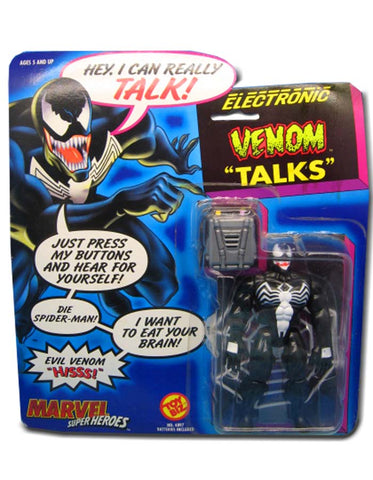 Venom Talks Marvel Super Heroes Toybiz Carded Action Figure 035112048978
