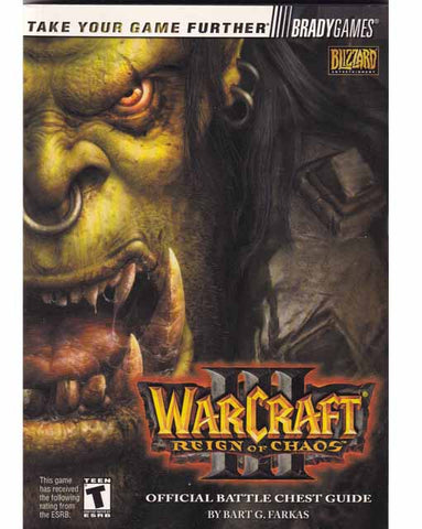 Warcraft 3 Reign Of Chaos Brady Games Official Mini Game Guide