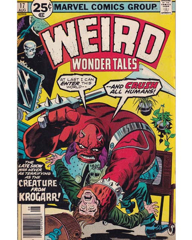 Weird Wonder Tales Issue 17 Marvel Comics Back Issues 071486029083