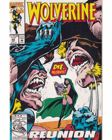 Wolverine Issue 62 Marvel Comics Back Issues 759606022540