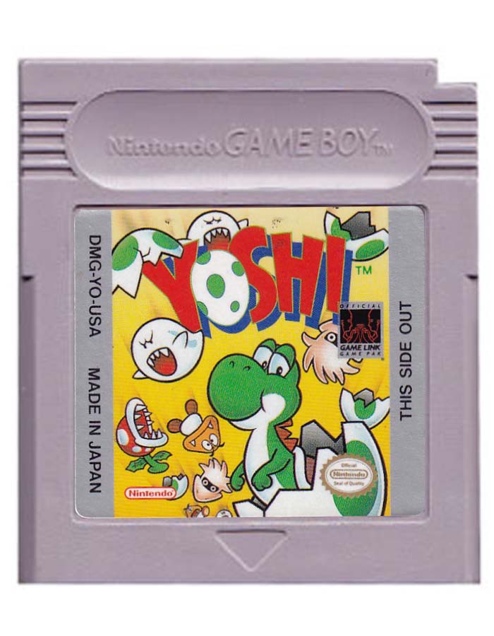 Yoshi Game Boy Video Game Cartridge