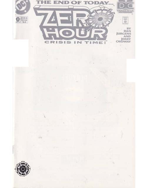 Zero Hour Crisis In Time Issue 0 DC Comics Back Issues