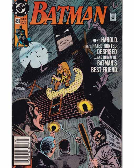 Batman Issue 458 DC Comics Back Issue 070989304307