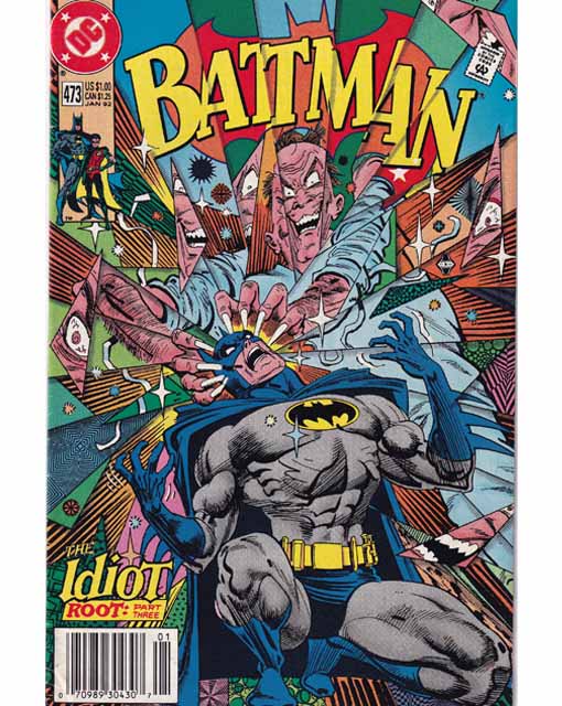 Batman Issue 473 DC Comics Back Issue 070989304307