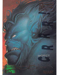 Beast Signature Card 7 Marvel Masterpieces 1995 Fleer Trading Card TCG