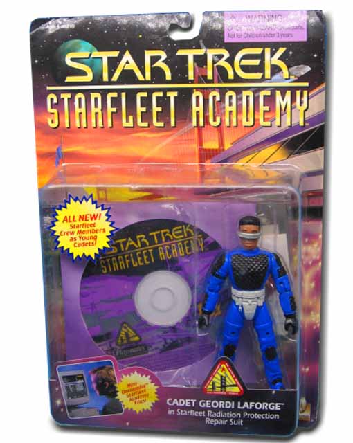 Cadet Geordie Laforge Star Trek Starfleet Academy Playmates Carded Action Figure 043377160045