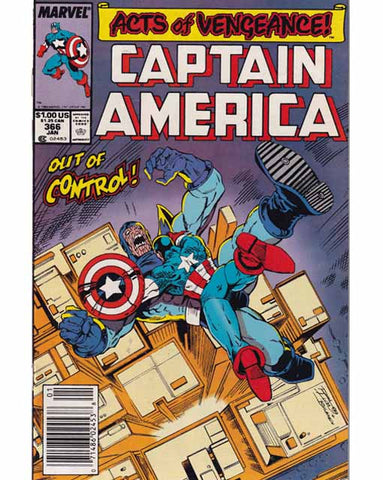 Captain America Issue 366 Marvel Comics Back Issues 071486024538